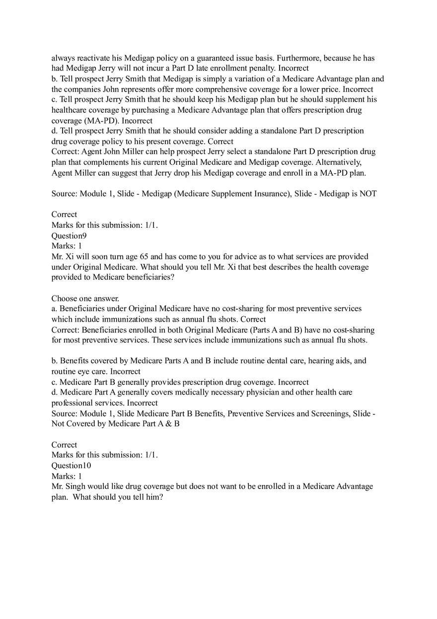 Understanding Original Fee-for-Service (FFS) Medicare Coverage Answers - Page 17