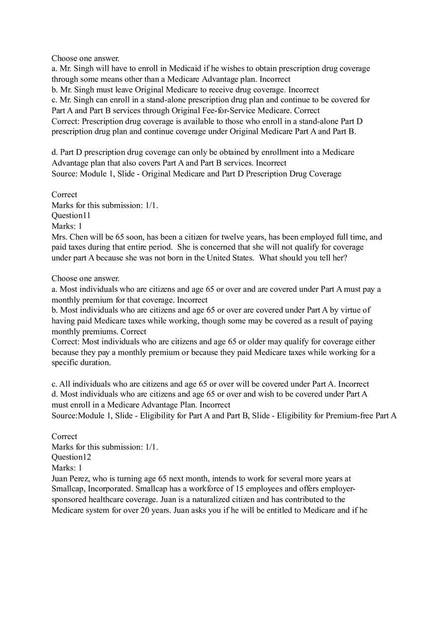 Understanding Original Fee-for-Service (FFS) Medicare Coverage Answers - Page 18