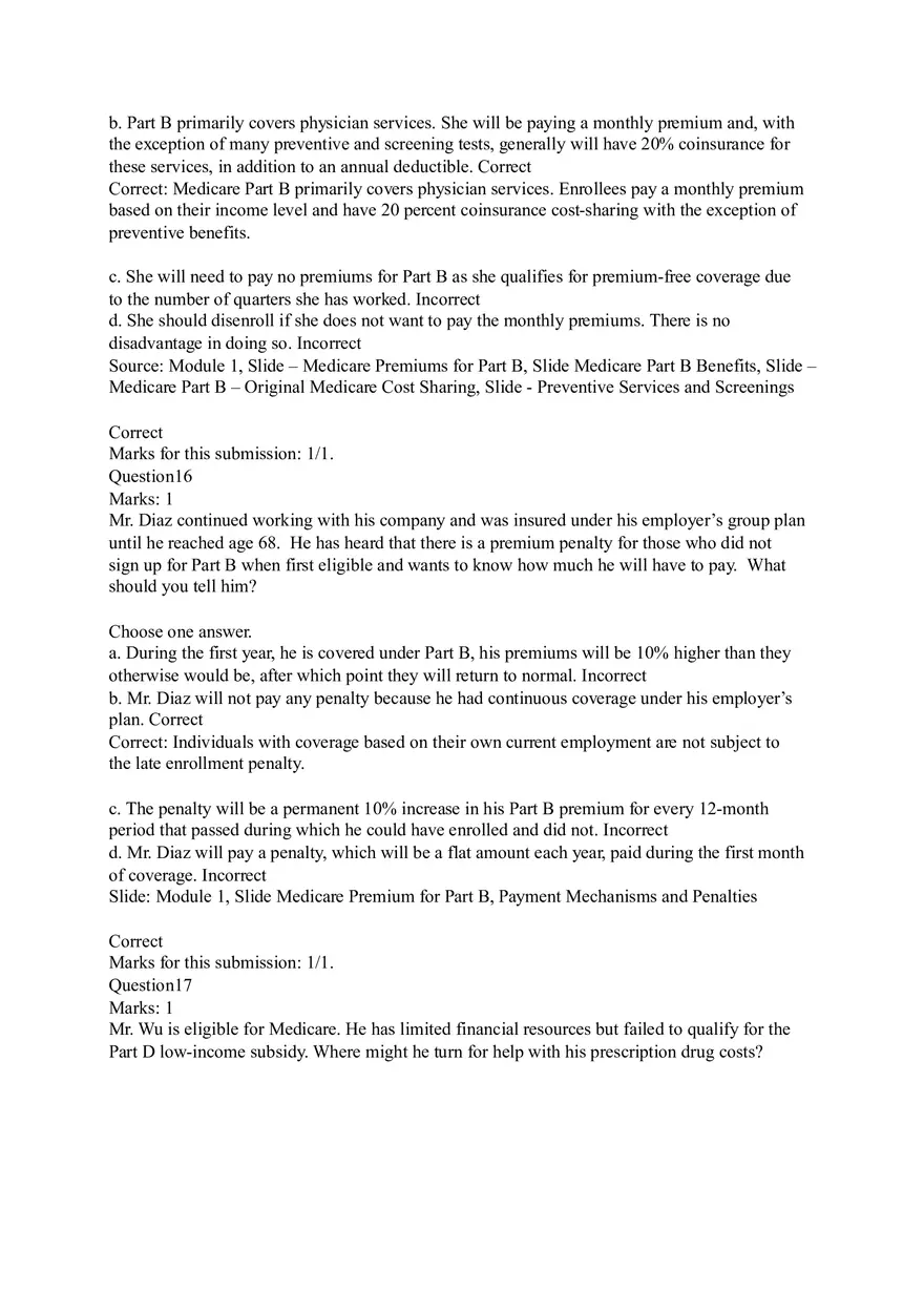 Understanding Original Fee-for-Service (FFS) Medicare Coverage Answers - Page 21