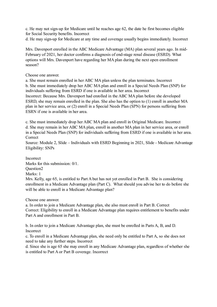 Understanding Original Fee-for-Service (FFS) Medicare Coverage Answers - Page 4