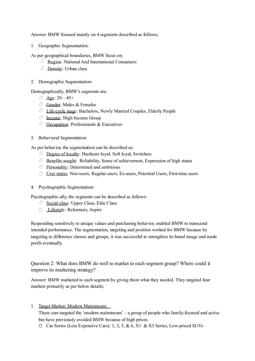 BMW Case Study - Solved - Page 2