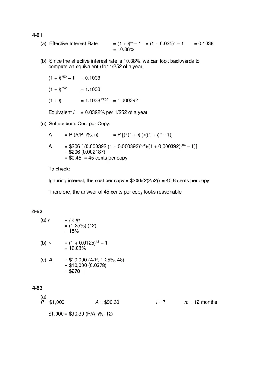 Engineering Economic Analysis Solutions Part 4 - Page 1