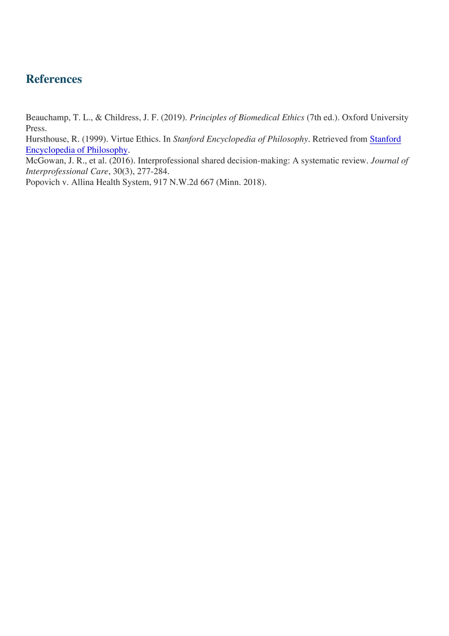 Ethical Implications in Popovich v. Allina Health System A Comprehensive Analysis - Page 5