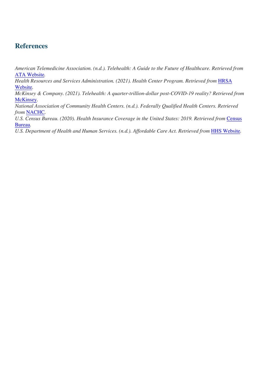 Improving Access to Healthcare An Examination of Key Initiatives - Page 5