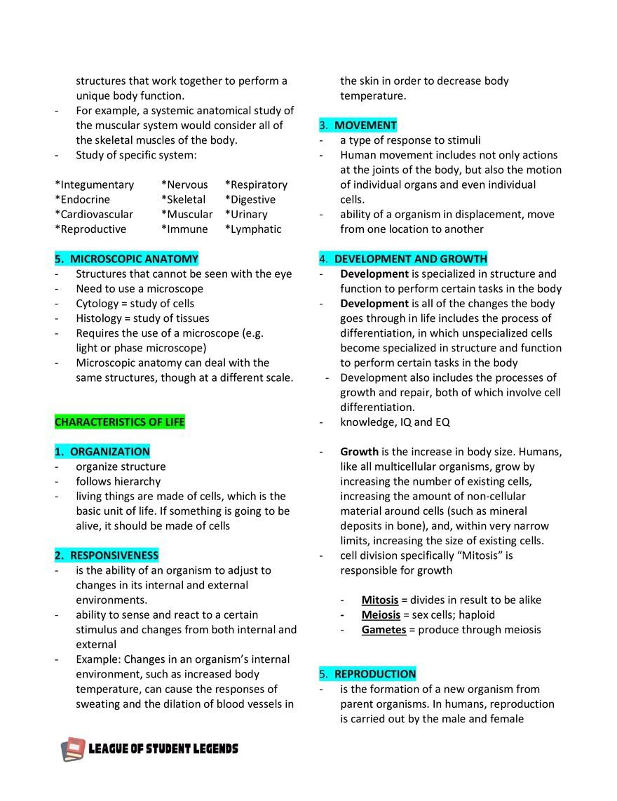 Anatomy and Physiology 1 - Page 2