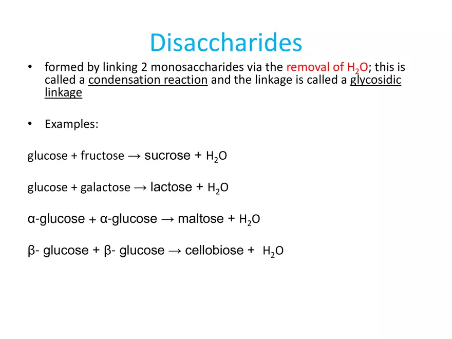 Biologically Important Molecules - Carbohydrates - Page 15