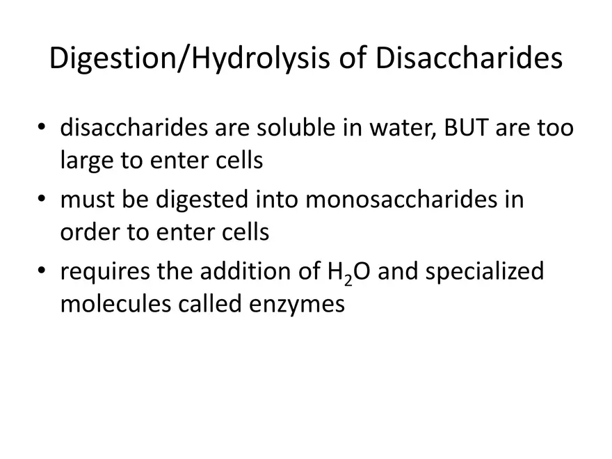 Biologically Important Molecules - Carbohydrates - Page 16