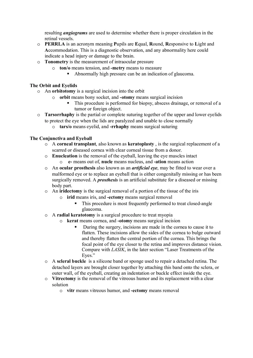 Medical Terminology Chapter 11 (2) - Page 2