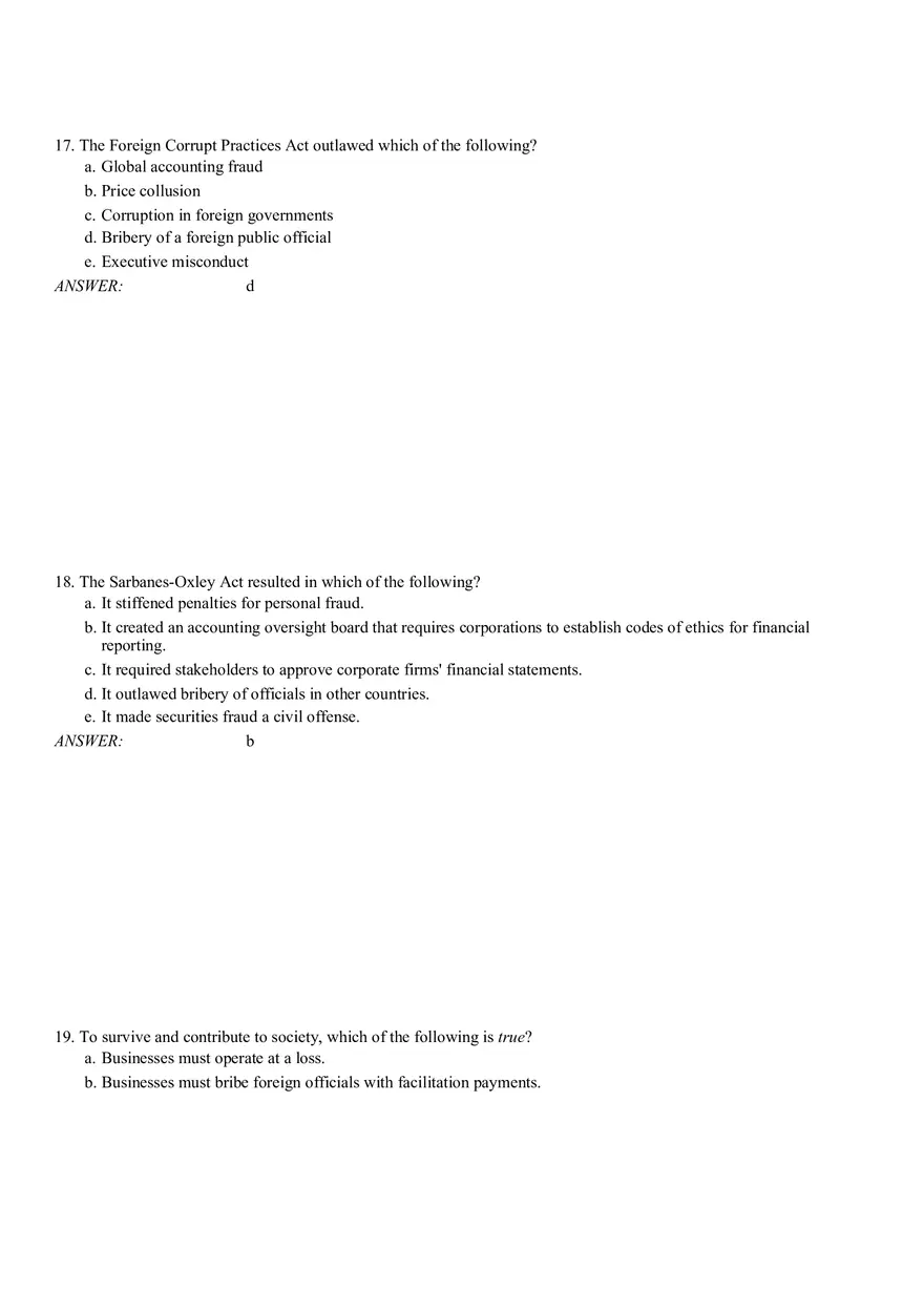 Chapter 01 The Importance of Business Ethics 1 - Page 9