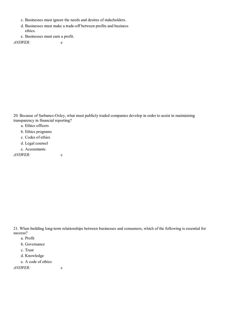 Chapter 01 The Importance of Business Ethics 1 - Page 10