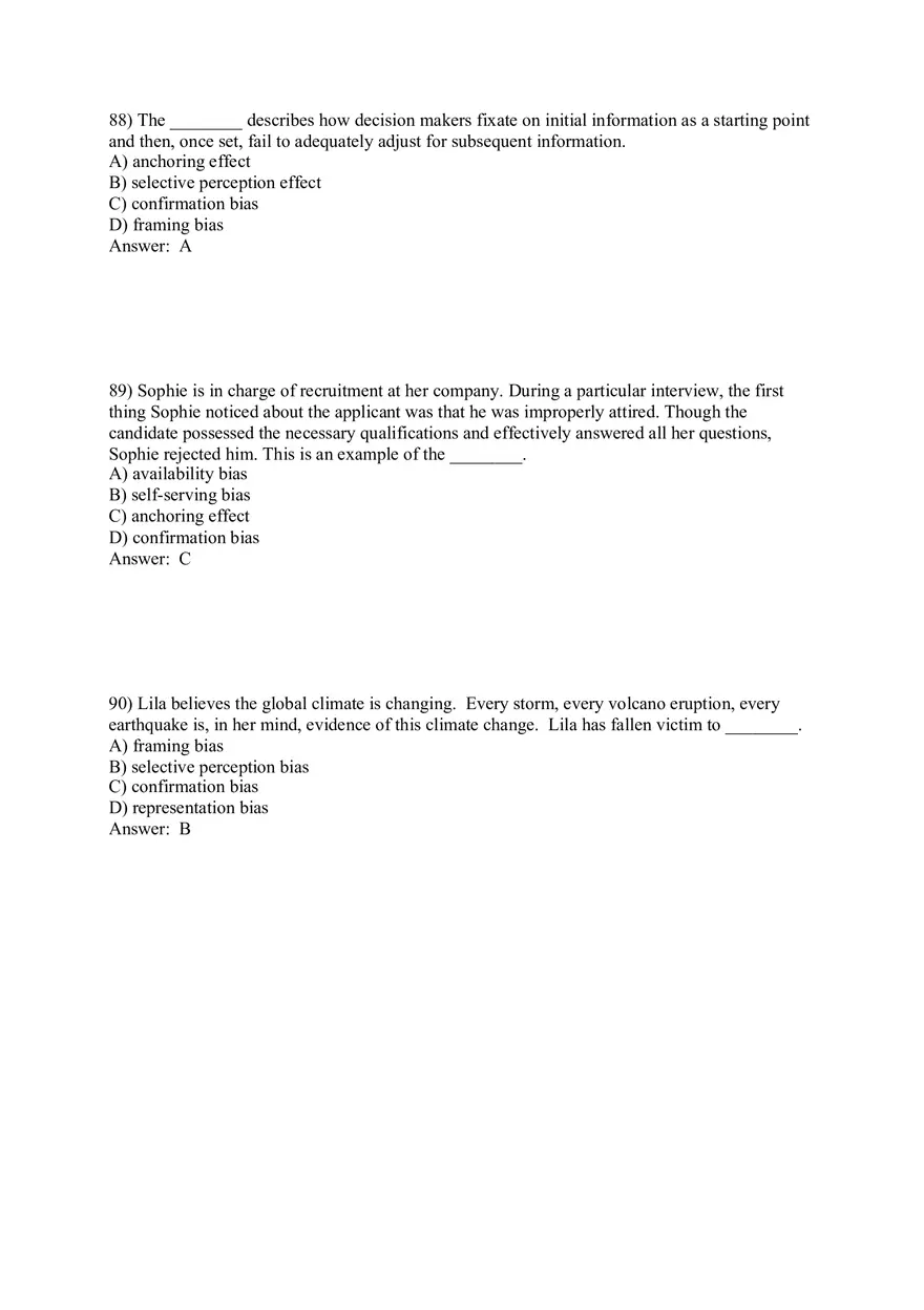 Managers as Decision Makers Part 3 - Page 3