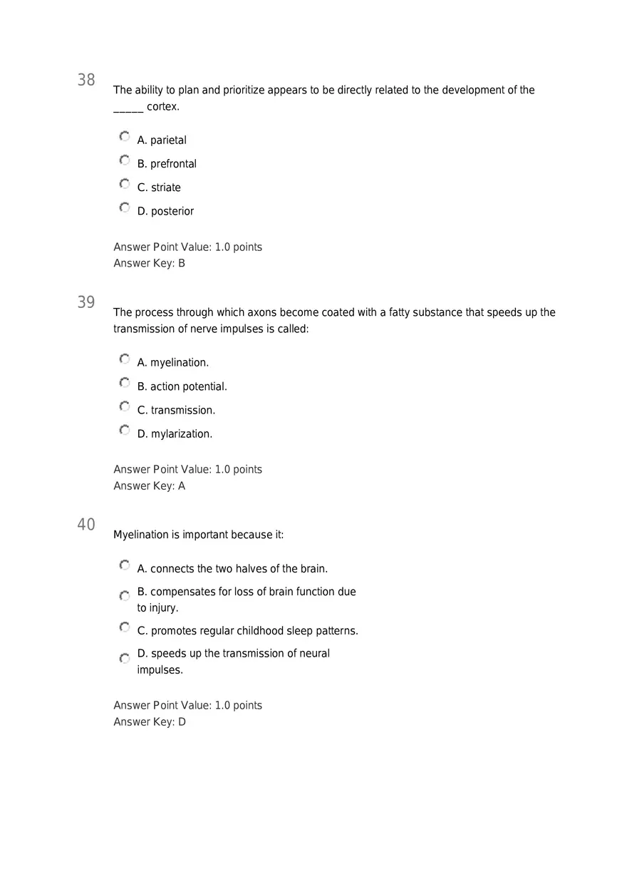 Early Childhood - Body and Mind Answers Part 2 - Page 5