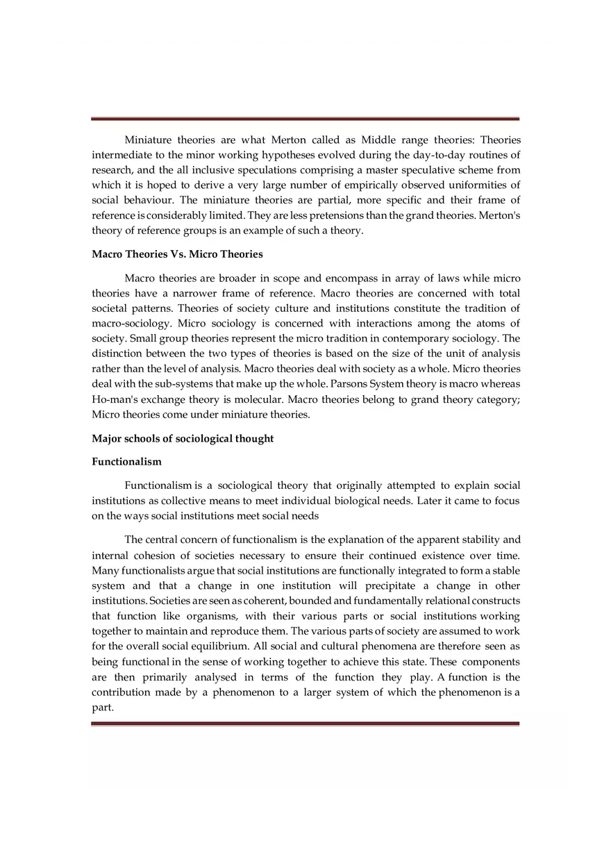 Theoretical Perspectives In Sociology Module 1 - Page 7