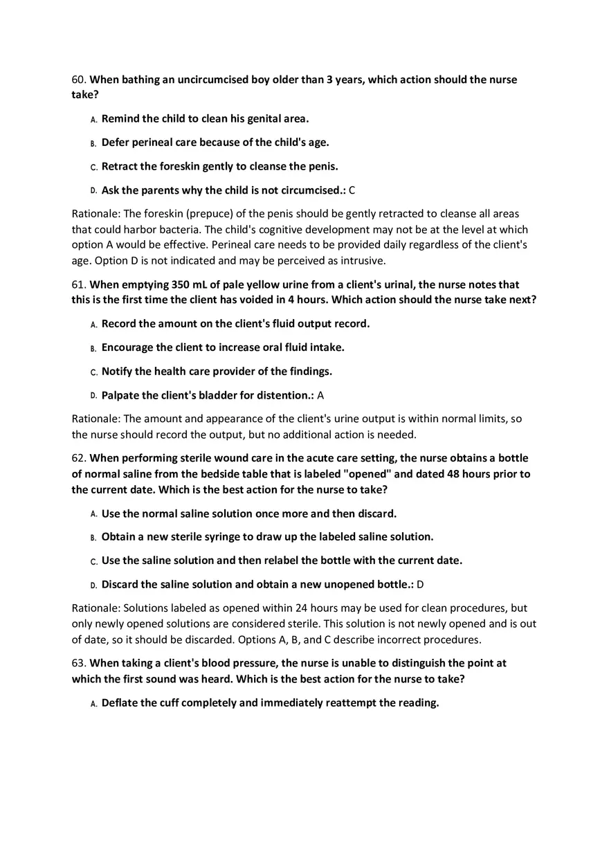 Fundamentals Of Nursing Modalities Practicum Answer Key Part 2 - Page 13