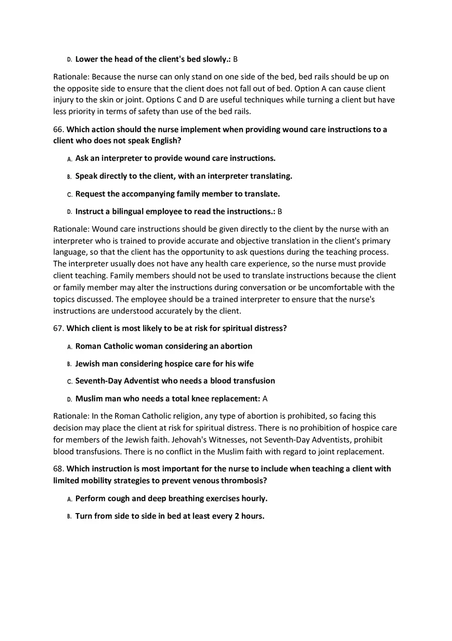 Fundamentals Of Nursing Modalities Practicum Answer Key Part 2 - Page 3