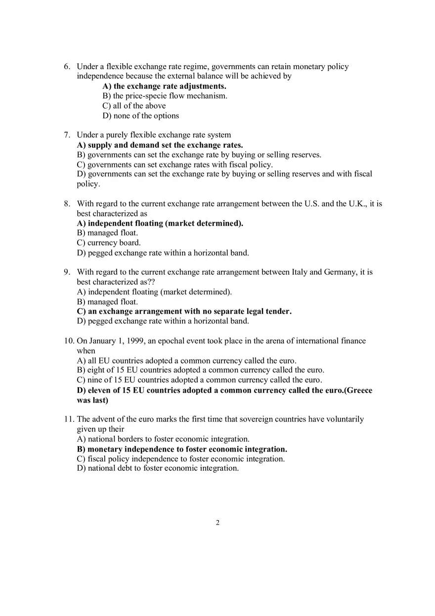 QnA International Monetary System - Page 2