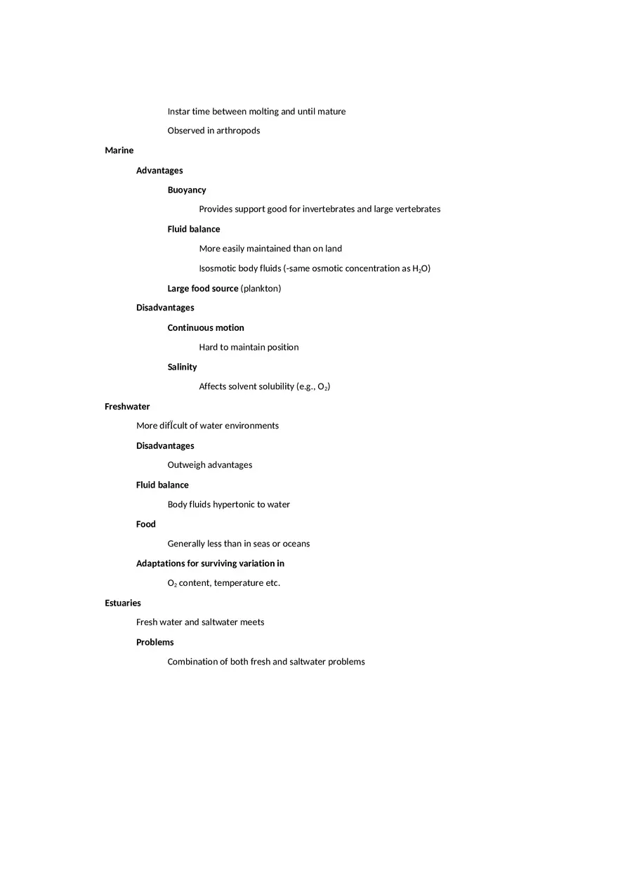 Multicellular Eukaryotes Notes From Slides - Page 2