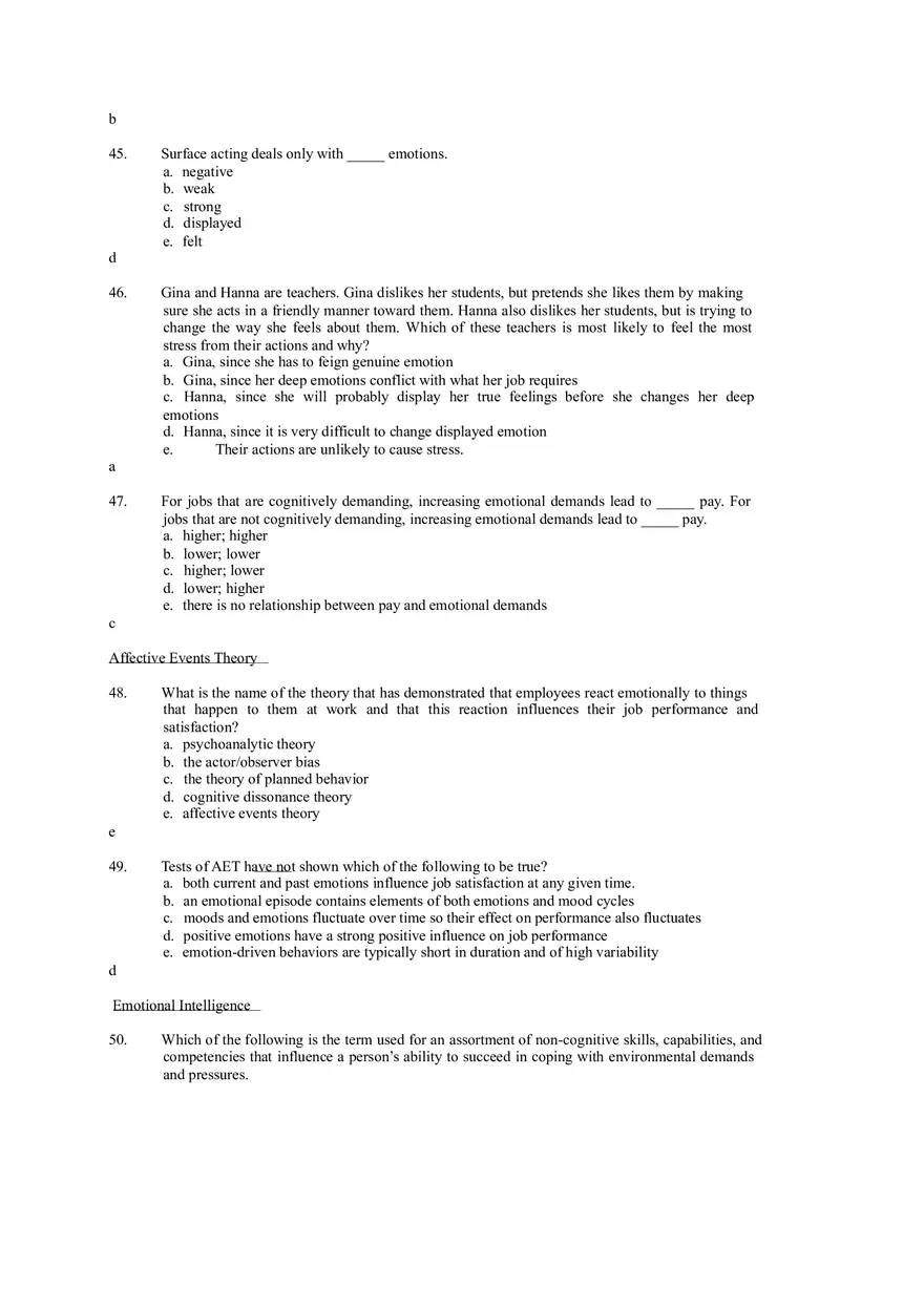 Emotions and Moods Answer Key - Page 16