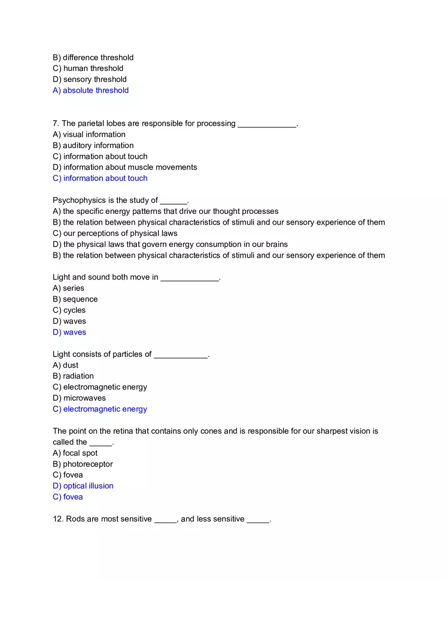 Sensory Receptors Are - Page 2