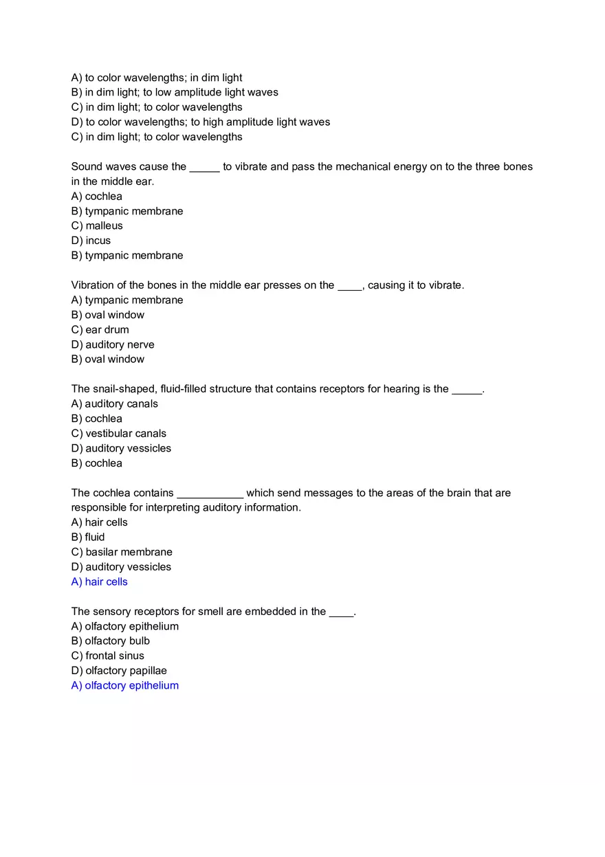 Sensory Receptors Are - Page 3