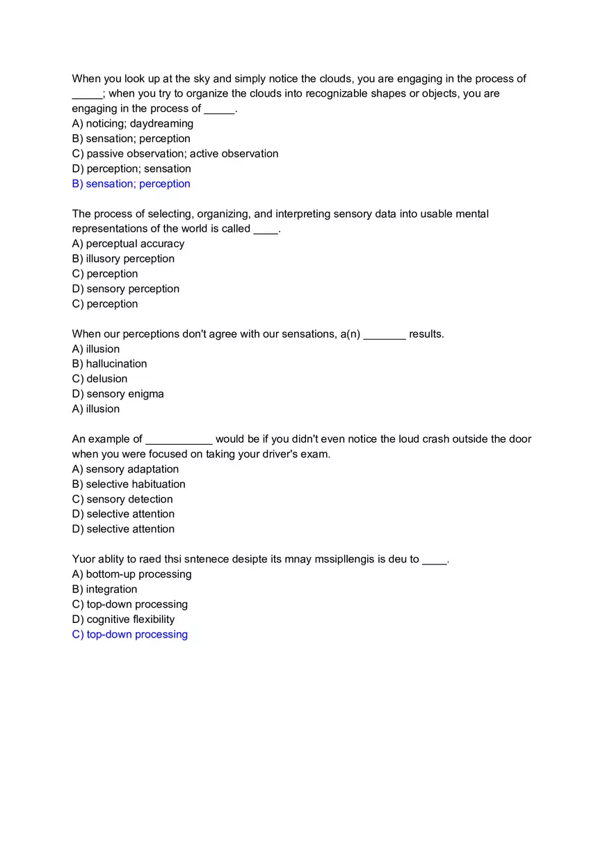 Sensory Receptors Are - Page 5