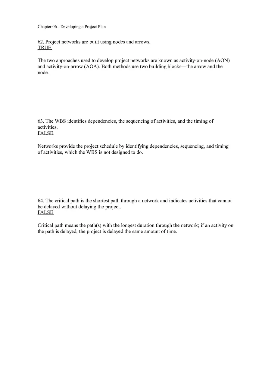 Chapter 06 - Developing a Project Plan Answer Key 3 - Page 14