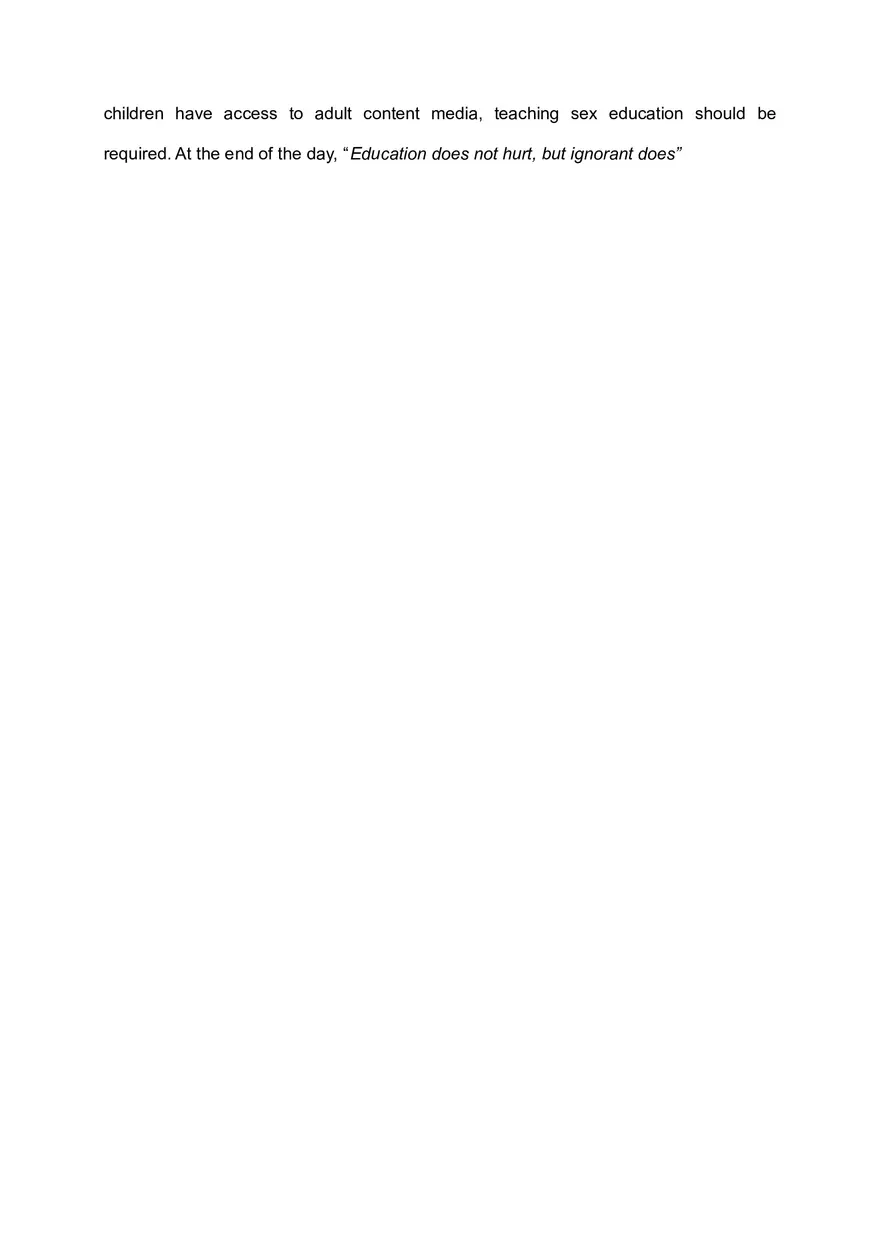 Concerning Issue About Sex Education Is Not - Page 3