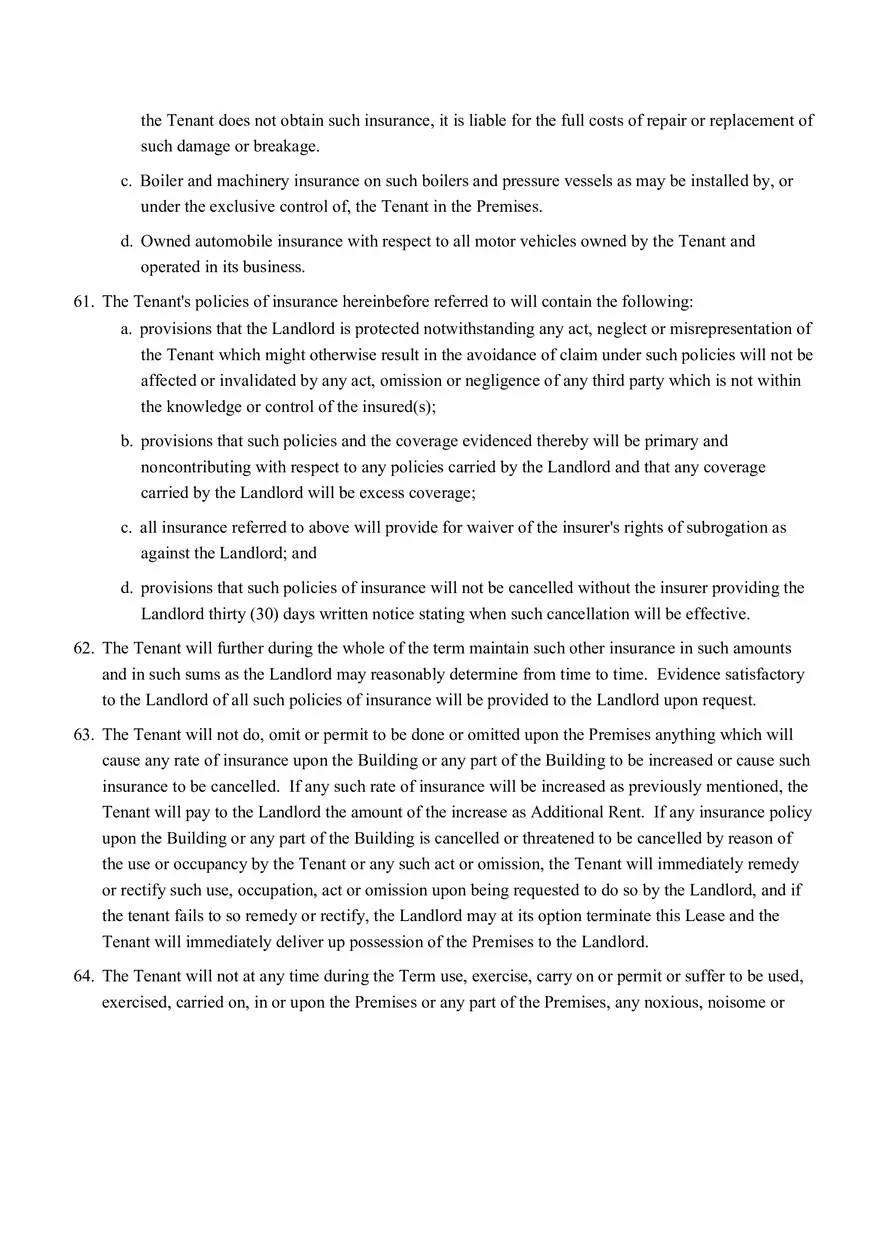 Sample Commercial Lease Agreement Part 2 - Page 7