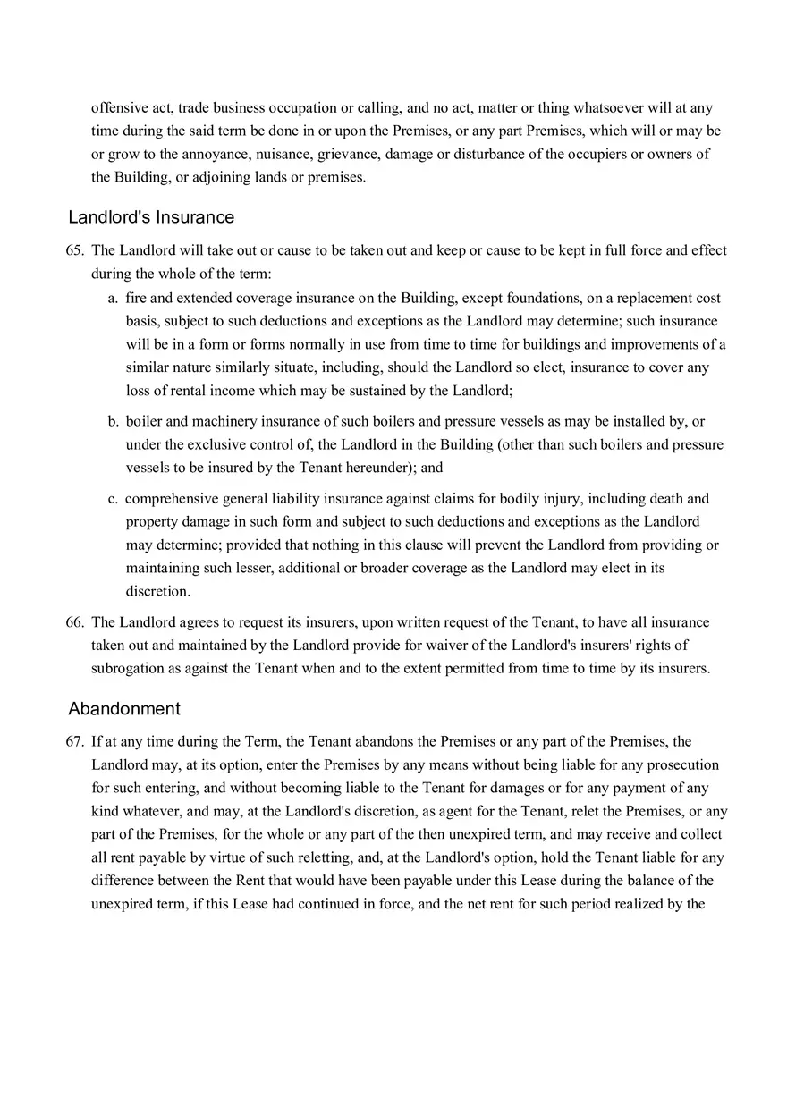 Sample Commercial Lease Agreement Part 2 - Page 8