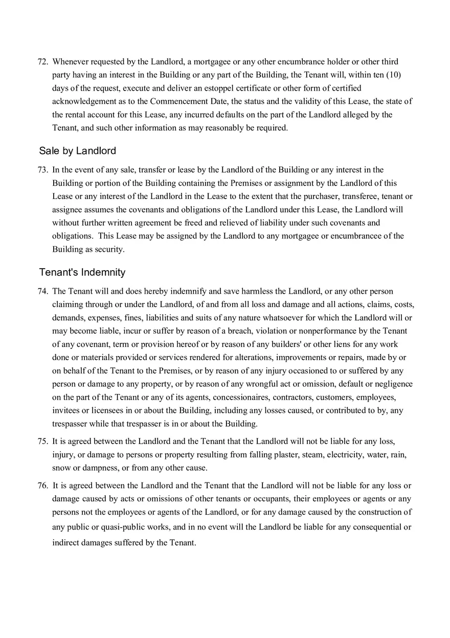 Sample Commercial Lease Agreement Part 2 - Page 10