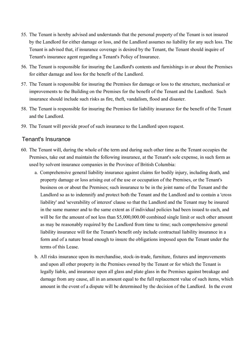Sample Commercial Lease Agreement Part 2 - Page 6