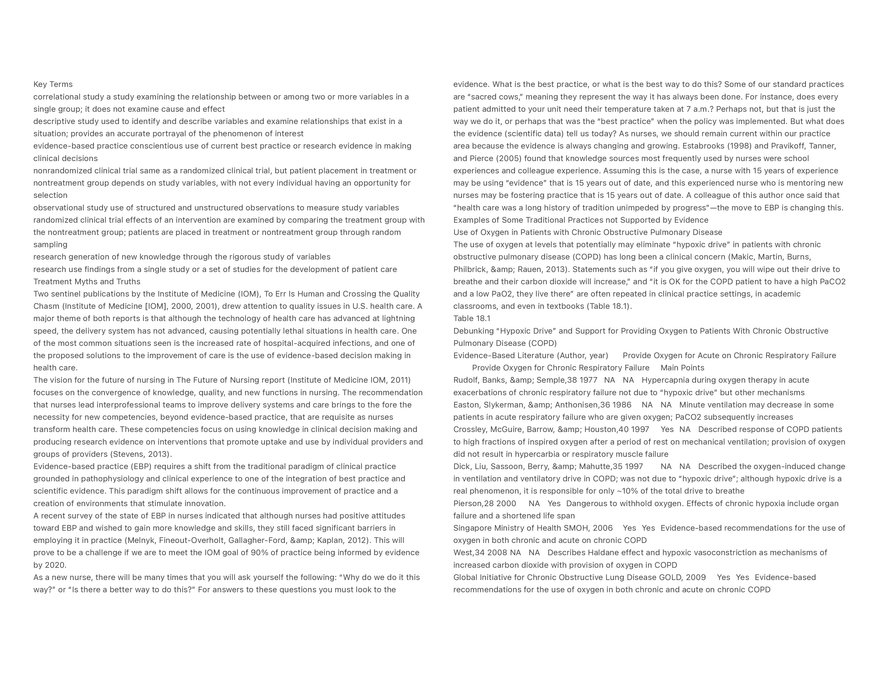 Evidence-Based Practice (EBP) in Nursing - Page 1