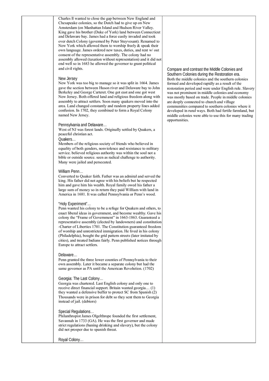 Guided Reading 13 Colonies - Page 6