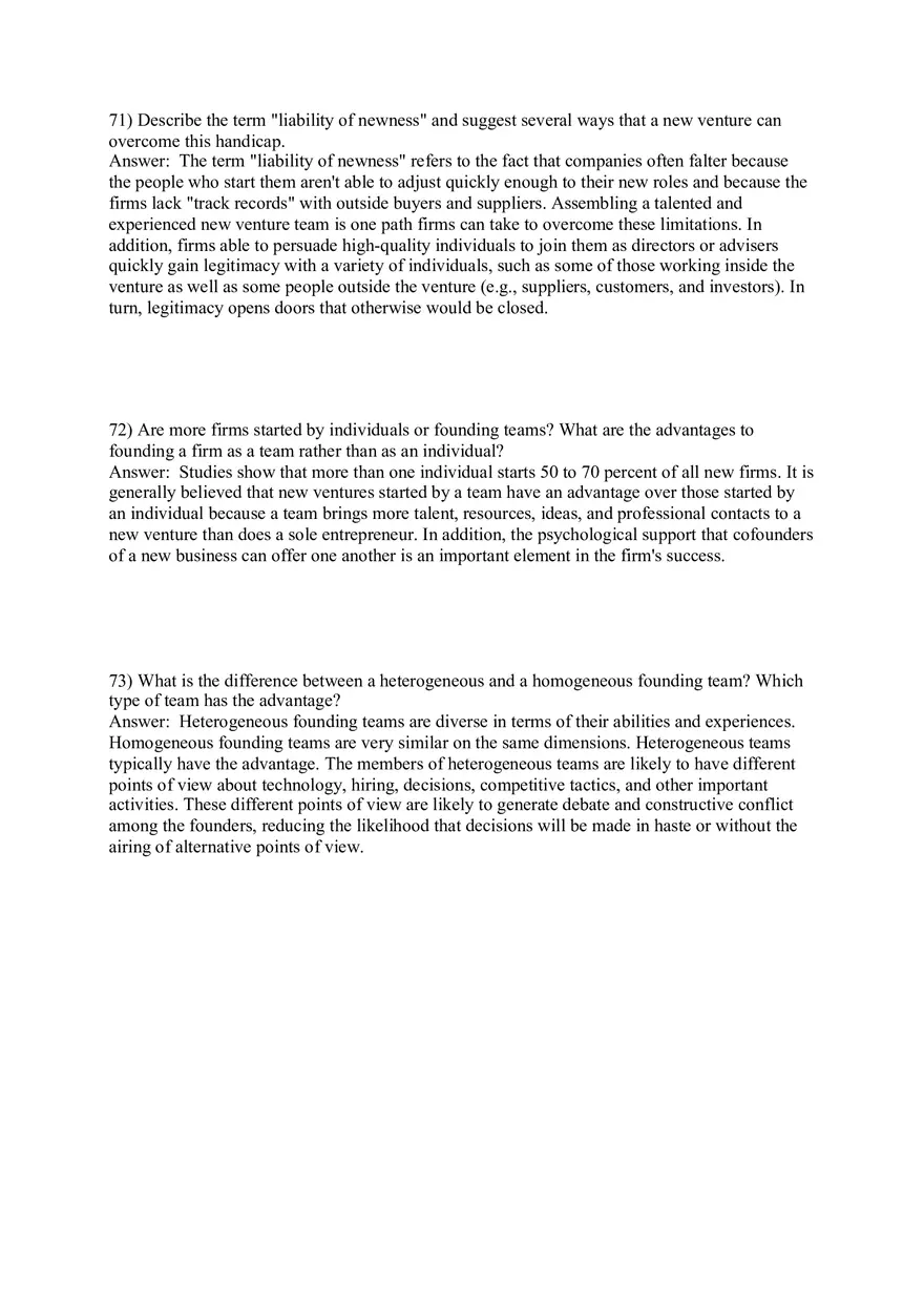 Building a New Venture Team Answer Key 2 - Page 11