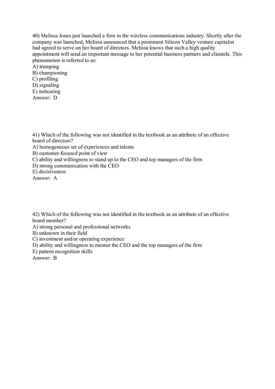 Building a New Venture Team Answer Key 2 - Page 4