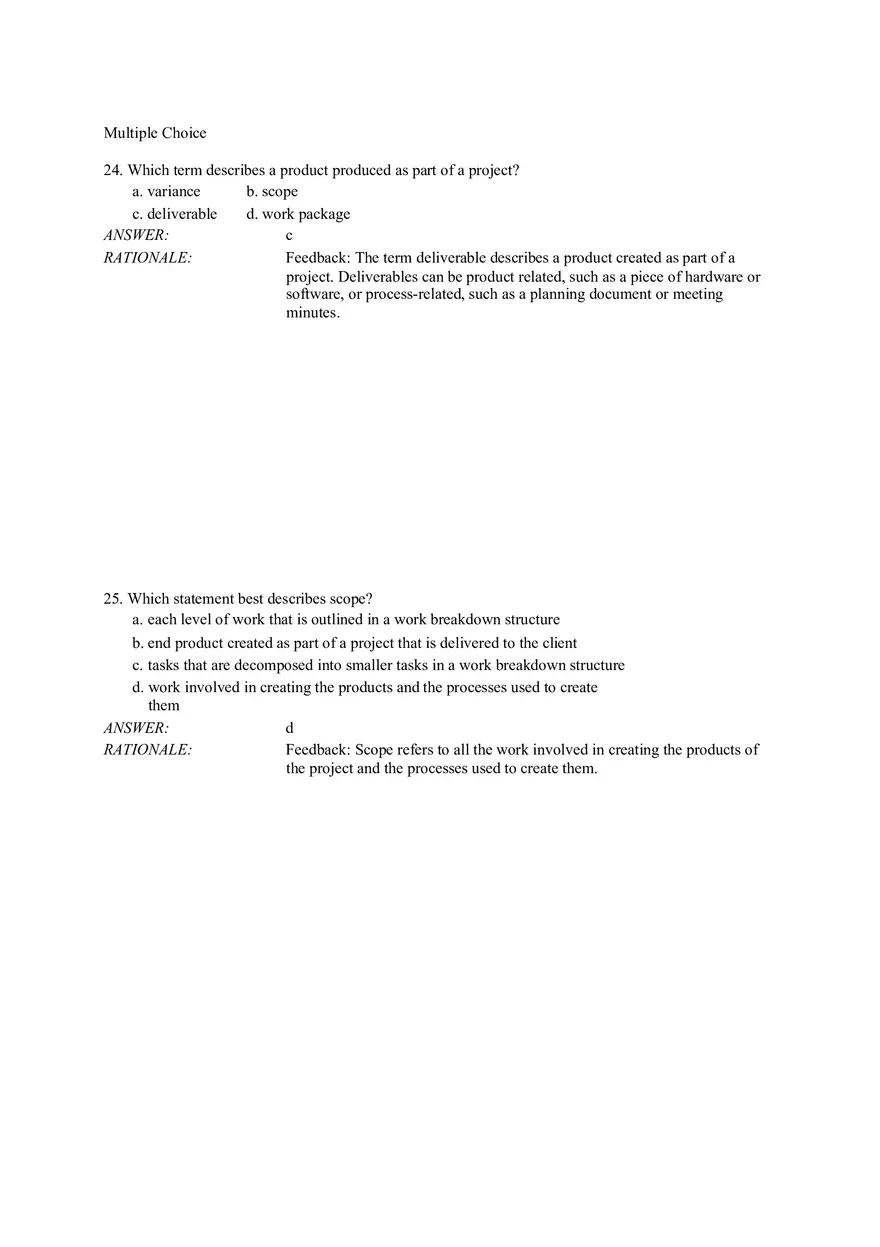 Chapter 5 Project Scope Management Completion - Page 1