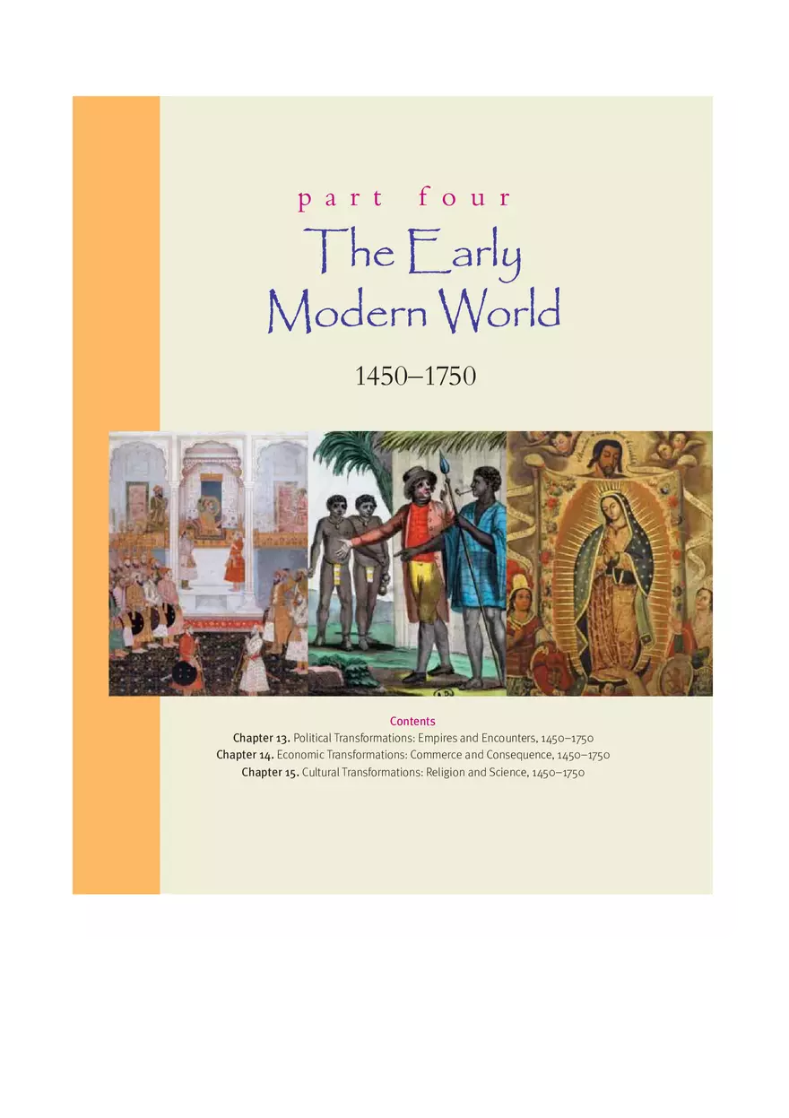 The Early Modern World 1450-1750 Guide 1 - Page 1
