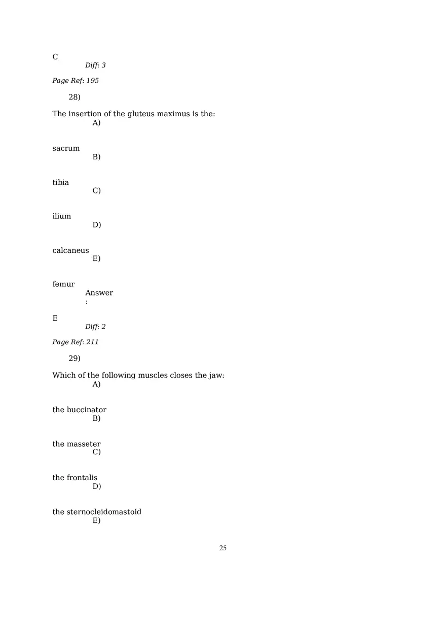 The Muscular System Questions and Answers (22-35) - Page 5