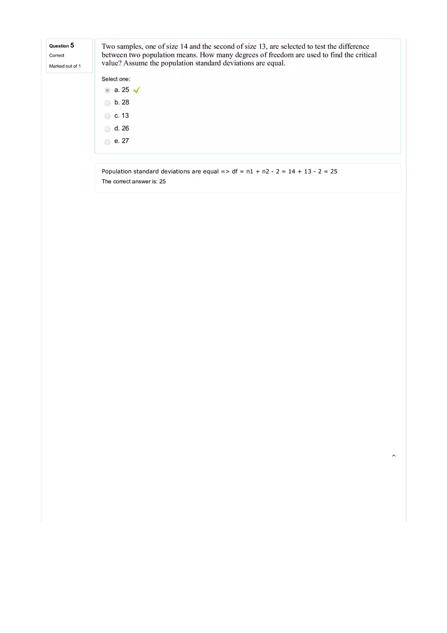 Advanced Business Statistics Assortment of Questions with Answers - Page 4