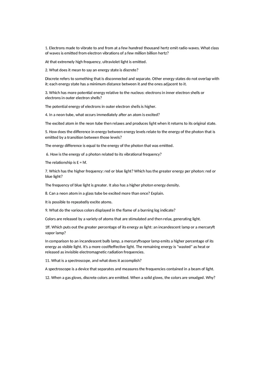 Elementary Physics 84 Answers - Page 1