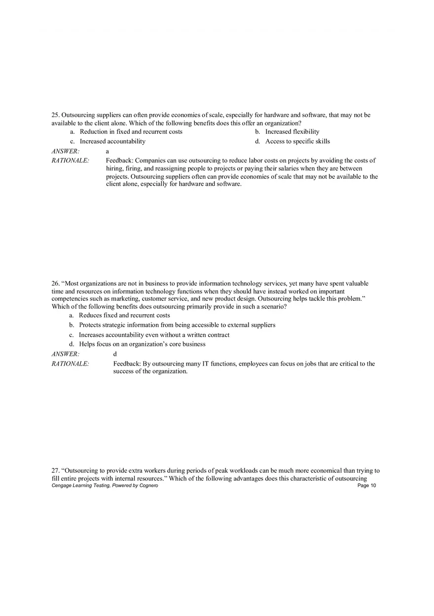 Chapter 12 Project Procurement Management Answer Key (1-42) - Page 16