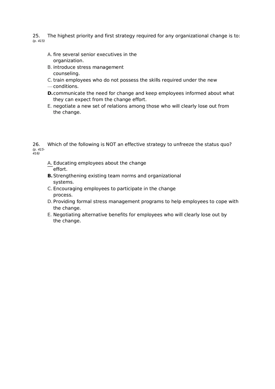Chapter 15 Organizational Change Answer Key 2 - Page 3