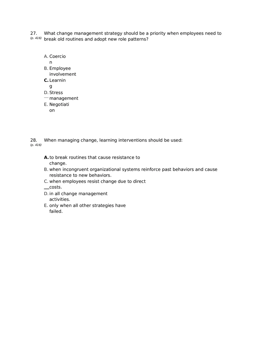 Chapter 15 Organizational Change Answer Key 2 - Page 4