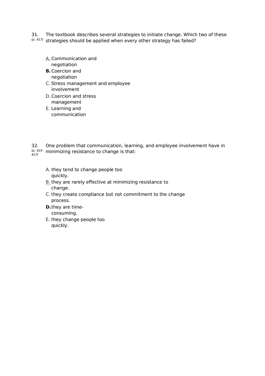 Chapter 15 Organizational Change Answer Key 2 - Page 6