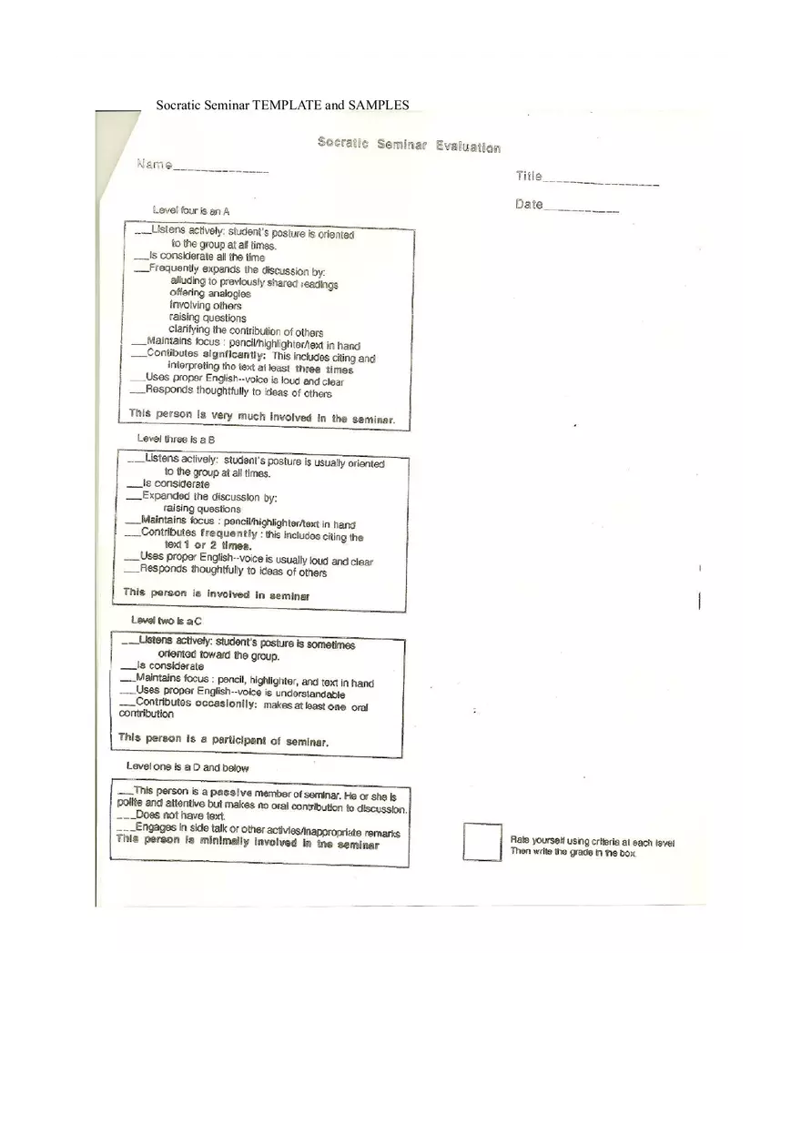 Socratic Seminar Template and Samples - Page 10