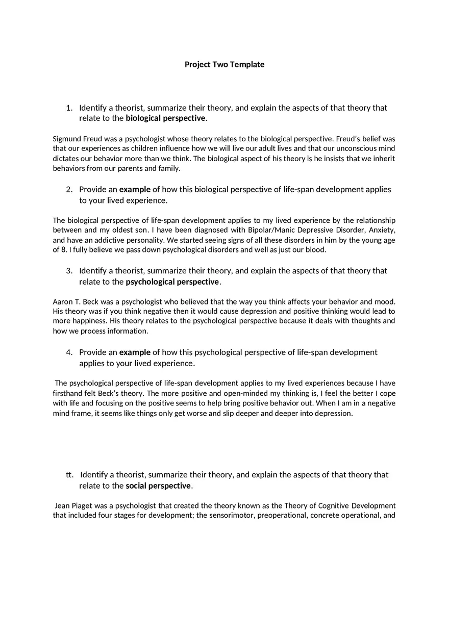 Project Two Template - Page 1