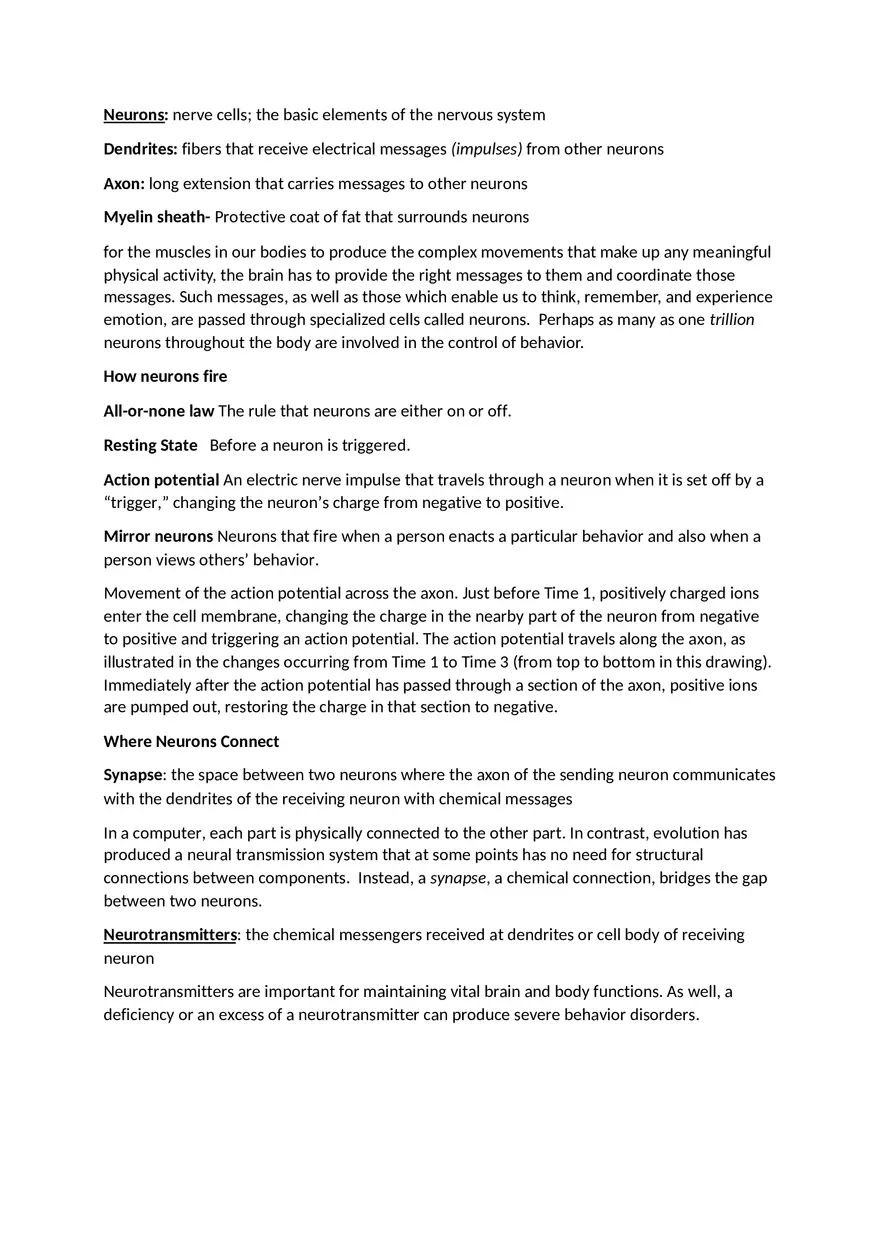 Chapter 2 Psychology Condensed Powerpoint - Page 1