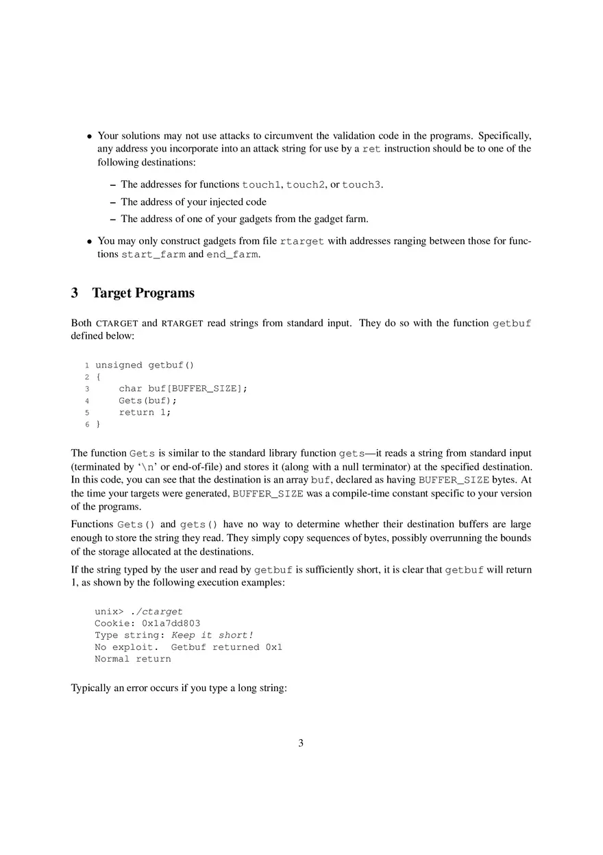 The Attack Lab Understanding Buffer Overflow Bugs - Page 7