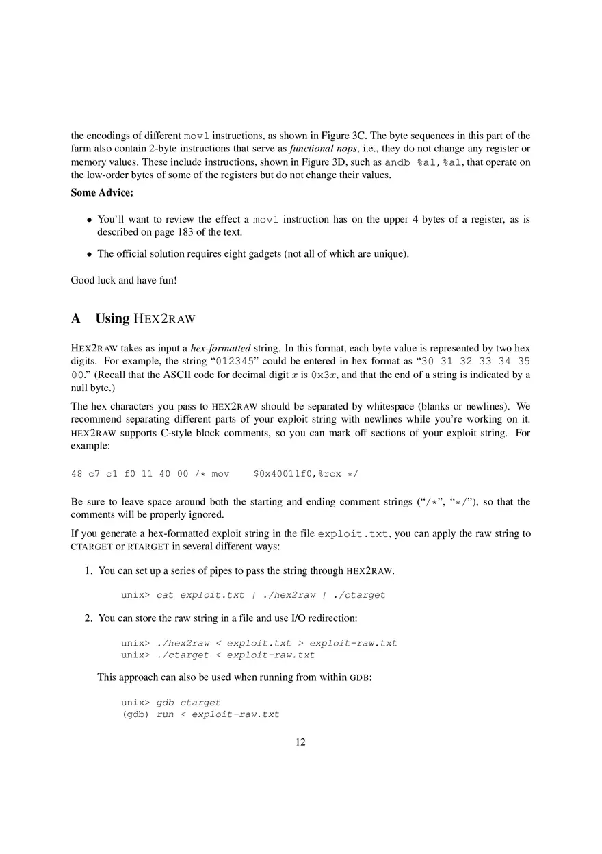 The Attack Lab Understanding Buffer Overflow Bugs - Page 4