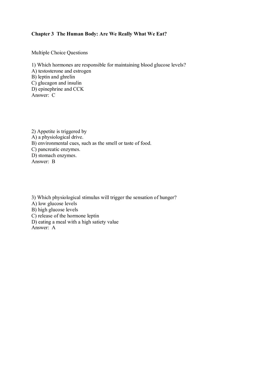 Are We Really What We Eat Part 1 - Page 1